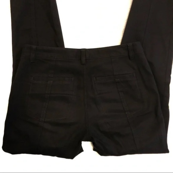 Theory Front Seam Ankle Zip Cigarette Pant Black - Picture 8 of 8